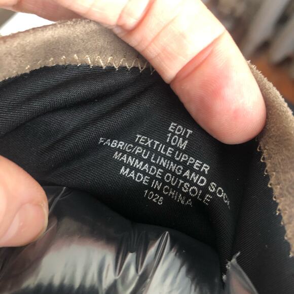 Steve Madden Heeled Sock Boot Tan Suede Almond Toe 10 - Picture 8 of 12